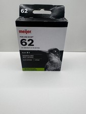 HP 62 Black Ink Cartridge (C2P04AN) Meijer New Open Box picture