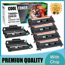 TN660 Toner Cartridges DR630 Drum for Brother TN-630 MFC-L2700DW HL-L2300D LOT picture