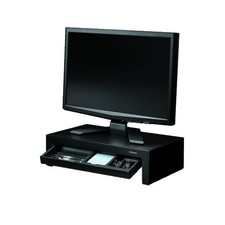 Fellowes 8038101 Designer Suites Monitor Riser Black 40lb 21