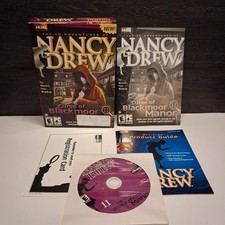 Nancy Drew Adventures Curse of Blackmoor Manor PC CD ROM Mystery 11 w/ Inserts picture