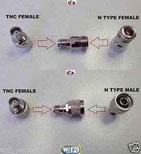 1x TNC Male Female To N Male Female RF Connector Adapter WiFi Antenna Router USA picture
