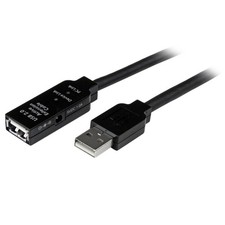 StarTech.com 20m USB 2.0 Active Extension Cable - M/F - USB extension cable - US picture