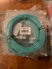 Monoprice LC-LC-MM-15 Network 15 Meter Aqua LC/LC Multimode Fiber Patch Cable picture