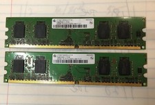 HYS64T32000HU-3-7-A 256 MB Memory Module PC2-4200U PC Desktop Lot of 2 512mb picture