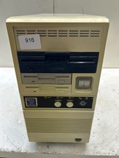 Vintage Retro Beige Baby AT PC Computer Case picture