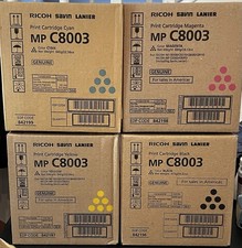 Ricoh MP C8003 Toner Set KYMC 842196 842197 842198 842199 OEM NEW picture