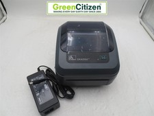 Zebra GK420d Direct Thermal Label Printer GK42-202510-000 w/ A/C Adaptor picture