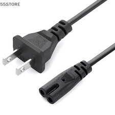 EU Power Cable 2pin IEC320 C7 US Power Extension Cord For Dell Laptop Charger Ca picture