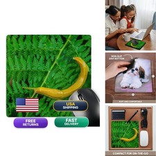3D Rose USA California Redwoods National Park Banana Slug On Fern Mouse Pad - 8 picture