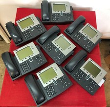 (x 7) CISCO 7900 Series Telephone - 7941 - No Handset, Cords, or Stands - Used picture