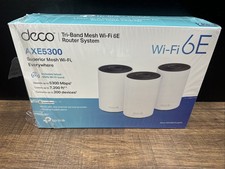 TP-Link Deco XE5300 AXE5300 WiFi 6E Tri-Band Mesh WiFi System 3-Pack picture