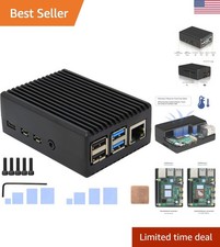 P173 Aluminum Raspberry Pi 4 Case - Fanless, Durable & High-Performance Cooling picture