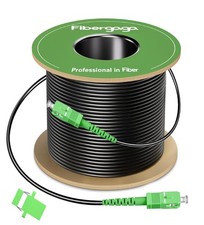 Fibergaga-200M(656ft) Outdoor Armored OS2 SCA to SCA Fiber Optic Cable picture