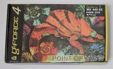 Point of View GeForce4 MX440SE AGP Graphics Card (Nvidia, 64MB, Retro, NOS, 2002) picture