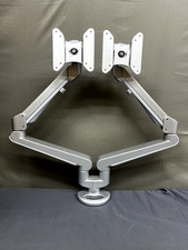 Dual Monitor Arm Desk Mount Silver ESI Edge 2 VESA 75/100 Adjustable picture