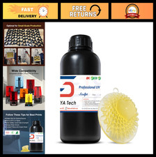 High-Temp Resistant Clear 3D Printer Resin, 1kg for Precision Printing & Detail picture