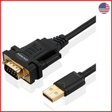 Versatile 6ft USB to RS232 Serial Cable with FTDI Chip for Easy Connections picture