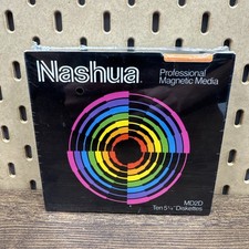 Nashua Diskettes MD2D 5.25 Floppy 10 Disk Pack - New Old Stock picture