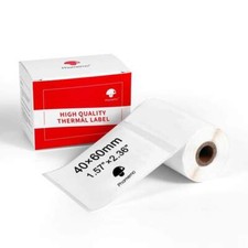 40mm White Square Sticker Label Adhesive Tag Paper for Phomemo M110/M200 Printer picture