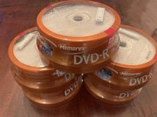 Memorex DVD-R 120 Minute 25 Pack x5 New Sealed picture