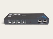 Steetek 4-Port USB 2.0 KVM Switch Selector for 4 PCs Keyboard & Mouse picture