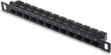 GeeekPi 12 Port Patch Panel, 10inch 0.5U CAT6 Network Patch Panel for DeskPi Rac picture