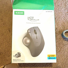 ELECOM IST Plus Wireless Bluetooth Trackball Mouse Black, 2000 DPI, 5 Buttons picture