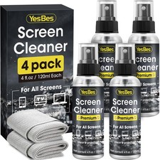 Screen Cleaner Spray 16oz 4oz x 4 Pack  TV & Computer Screen Cleaner with 2 M... picture