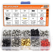 Kit surtido de 420 tornillos separadores para SSD de 2,5