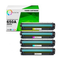 TCT 4PK 650A Toner Set CE270A CE271A CE272A CE273A For HP LaserJet CP5525 picture
