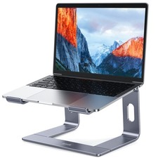 BESIGN LS03 Aluminum Laptop Stand, Ergonomic Detachable Computer D-Space Gray picture