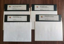 Apple II Disk Lot 1984 - System Utilities BASIC Work Exploring Logo Inside Story picture