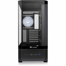 Thermaltake View 370 TG ARGB Mid Tower; 1x360mm & 1x120 ARGB PWM Fans Included; picture
