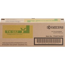 Kyocera TK582Y High-Yield Toner 2800 Page-Yield Yellow 4427296 picture