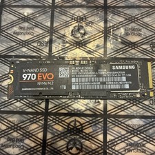 Samsung 970 EVO NVMe M.2 1TB Internal SSD Black Model MZ-V7E1T0 96% Health picture