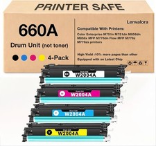 660A W2004A Imaging Drum 4 Pack for HP M751n M751dn M776 M856 - New Sealed picture