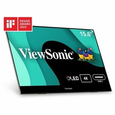 ViewSonic VX1655-4K-OLED 15.6 Inch 4K Portable Monitor, OLED Display for picture