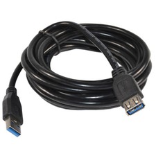HQRP SuperSpeed USB 3.0 Type A Male to Female (M/F) Extension Data Transfer Cord picture
