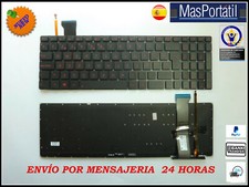 Keyboard Spanish new notebook ASUS Rog GL552J backlit 9Z.N8BBU.SOS TEC48 picture