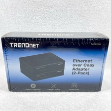 TRENDnet  TMO-312C2K Ethernet Over Coax 2.5Gbps Adapter 2 Pack NEW SHIPS NOW picture