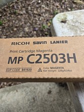 Ricoh 841920 MP C2503H Magenta Hi Yield Toner Genuine Sealed Boxed  picture