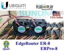 2x Quiet Version Replacement Fans for EdgeRouter ER-8 or ERPro-8 Low Noise picture