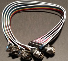 NEW RS-232 Cable, D-9Mx4 Cable 40-pin (2x20) connector 32205-002000-100-RS picture