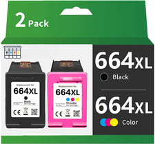 Compatible For HP 664XL BlackColor Ink Cartridge Show Ink Deskjet 1115 2136 3636 picture