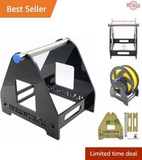 Elegant Black Acrylic 3D Printer Filament Spool Holder for Organized Workspaces picture