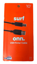 SURF ONN USB Printer Cable 10ft (3m) Hi-Speed Brand New picture