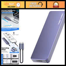 128GB Portable Flash Drive - High-Capacity Storage for Phones & Laptops, One-Cli picture