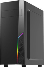 T8 Mid-Tower ATX PC Case – Spectrum RGB Lighting Strip with Control Button, 5.25 picture