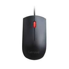 Lenovo Essential Wired Optical Mouse - Black - 1x USB - 1600 DPI - 4Y50R20863 picture