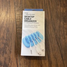 Itek Heavy Weighted Desktop Organizer, Blue picture